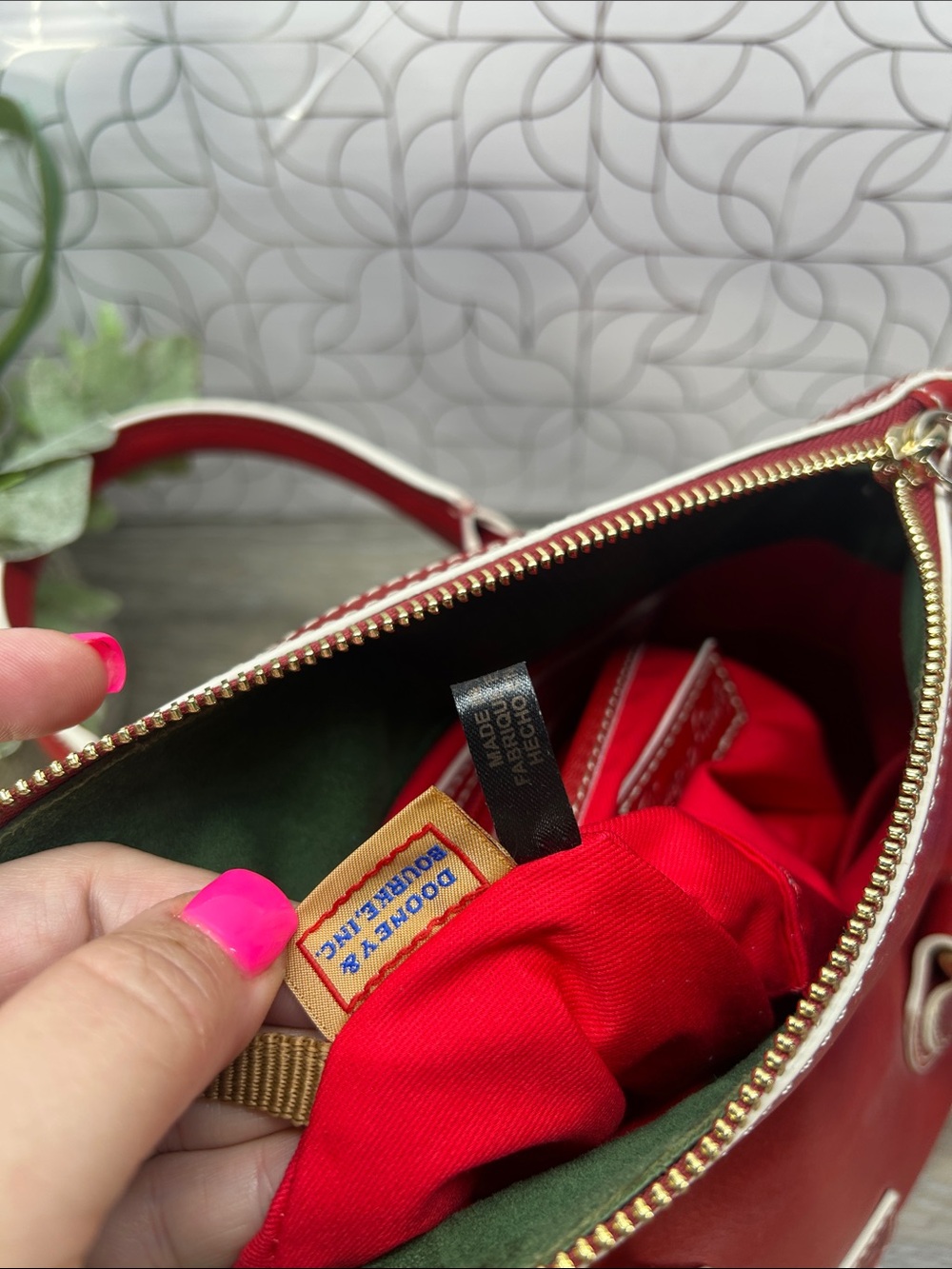 3637 Dooney & Bourke Florentine Edge Medium Satchel 883637 - Picture 8 of 15